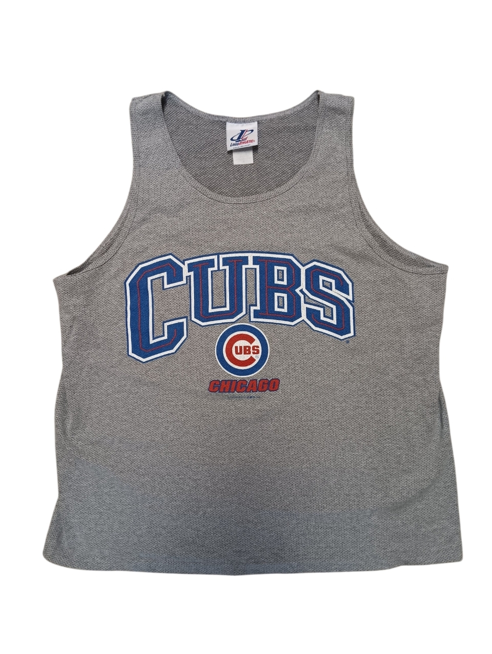 1999 Logo Athletic Chicago Cubs Grey Thermak Tank Top - XL
